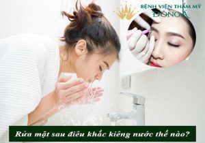 Điêu khắc lông mày kiêng nước bao lâu? Chuyên gia tư vấn giải đáp
