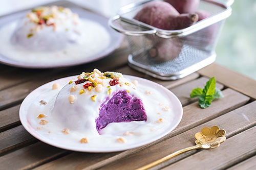 khoai lang sữa chua giảm cân